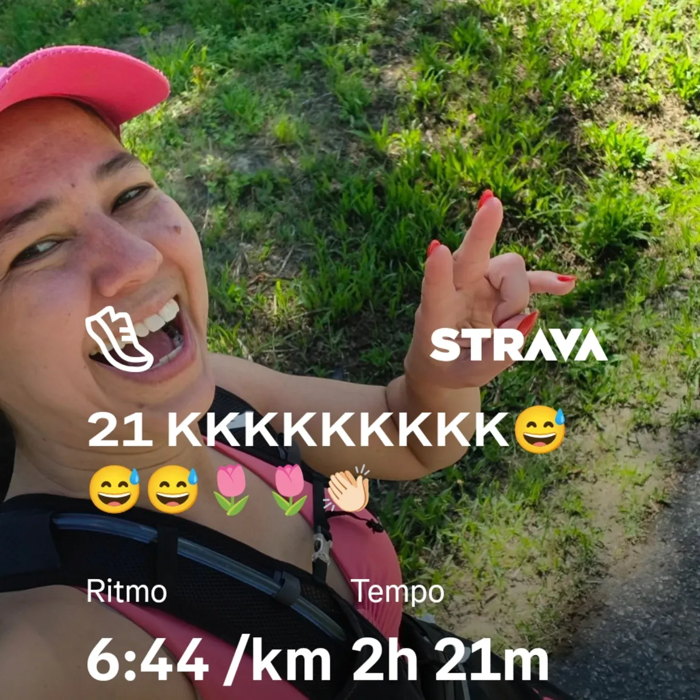 21 km no Strava - meia maratona